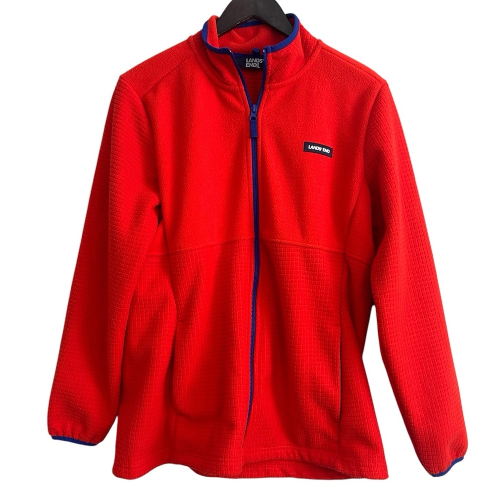 Lands' End Red Fleece Jacket